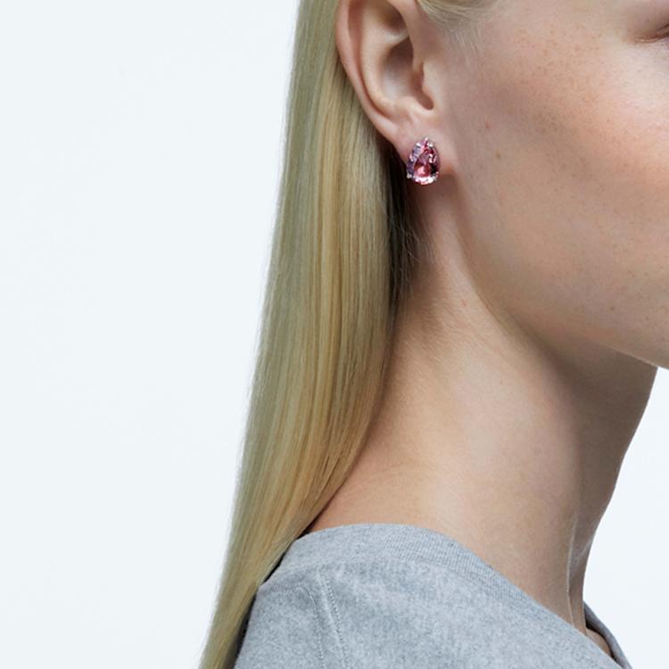 Swarovski Gema Earrings Women Earrings Pink 5614455