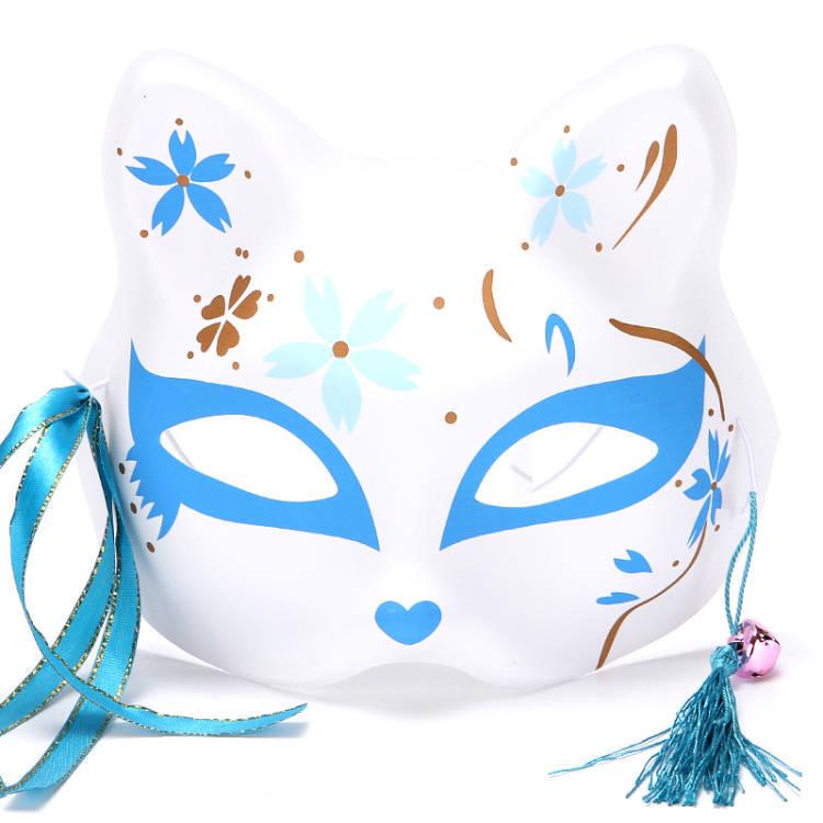 Children's Cute Fox Mask: Half-Cat Face Cosplay Costume for Fun and Safe Performances