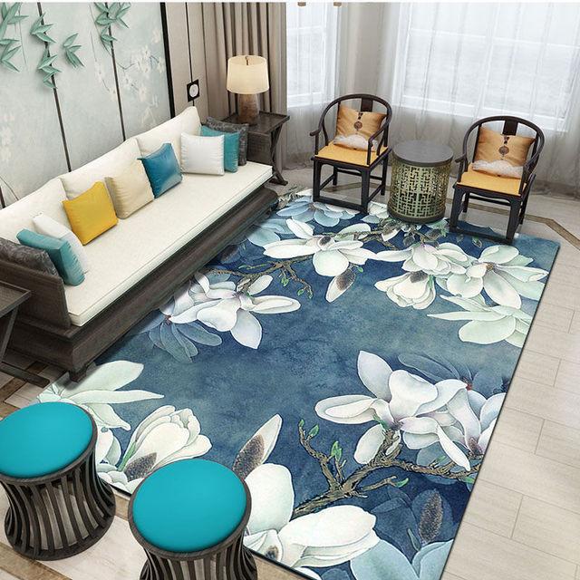 Koberec v čínském stylu Vintage koberec do předsíně Obývací pokoj Ložnice Kuchyň Národní pokoj Domácí dekor Koberec Rohožka