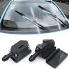Car Wiper Washer Nozzle Kit with 2M Hose Connectors Universal Auto Front Windscreen Water Sprayer Jet System Replacement Parts