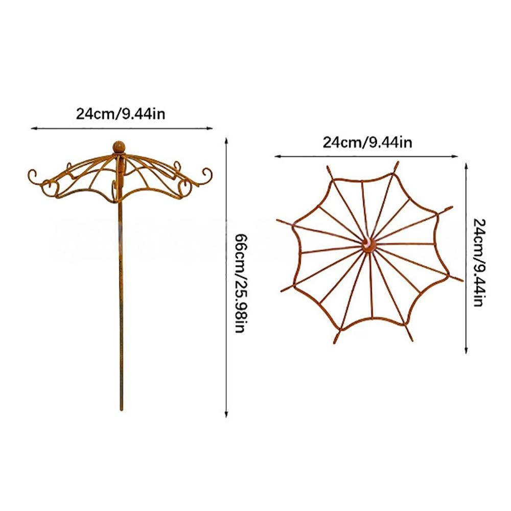 Umbrella Shape Garden Vine Frame Metal Material Plant Support  For Climbing Plants