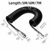 Coiled Coiled Air Hose Steel + PU Coiled Air Extension Hose  Air Compressor