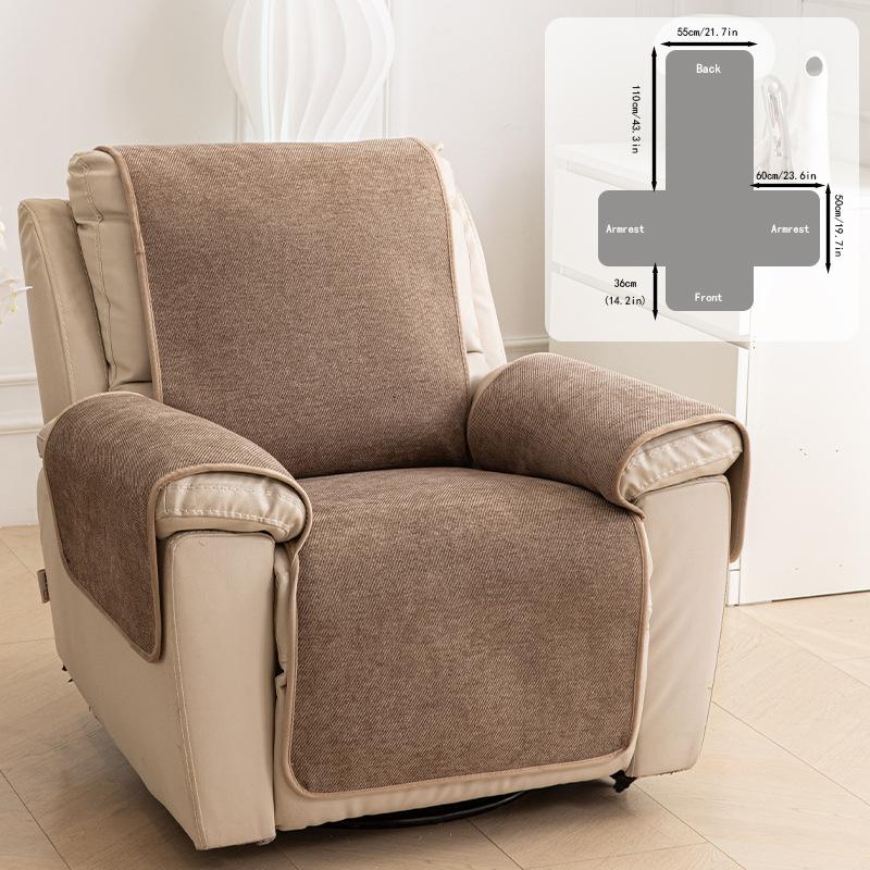 Luxury Comfortable Cotton Velvet Multifunctional Sofa Cushion Anti Slip Electric Recliner Mat Massage Chair, Sofa Cushion, Autumn and Winter Warm