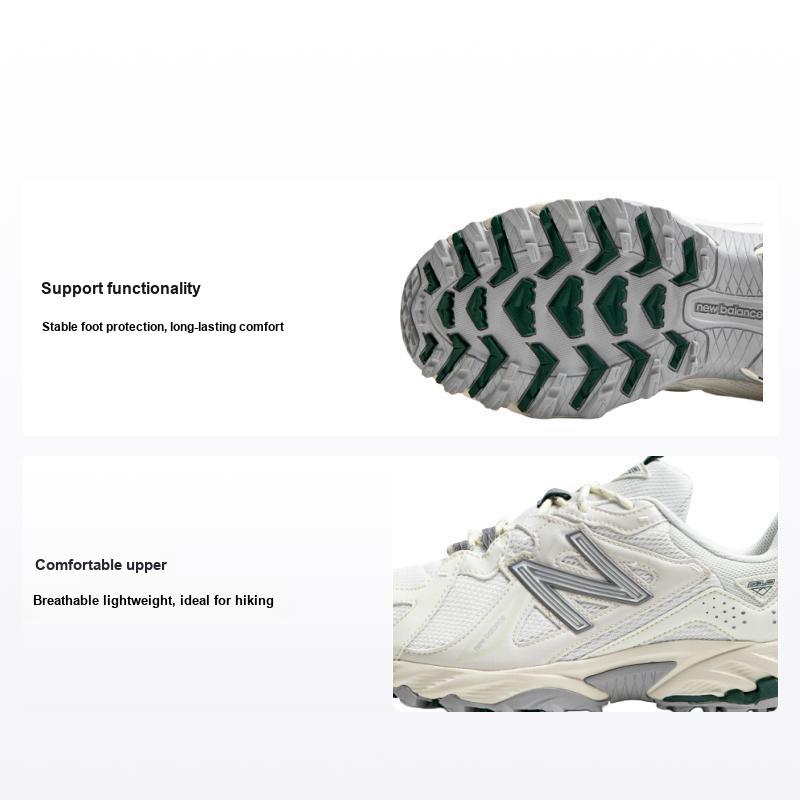 Кроссовки унисекс New Balance 610 Angora Nightwatch зеленые кремовые с морской солью ML610TAG 37