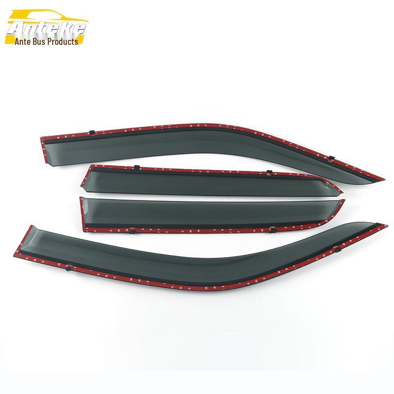 Haima S7/Knight Rain Guards: 3D Stainless Steel Trim Rain Deflectors