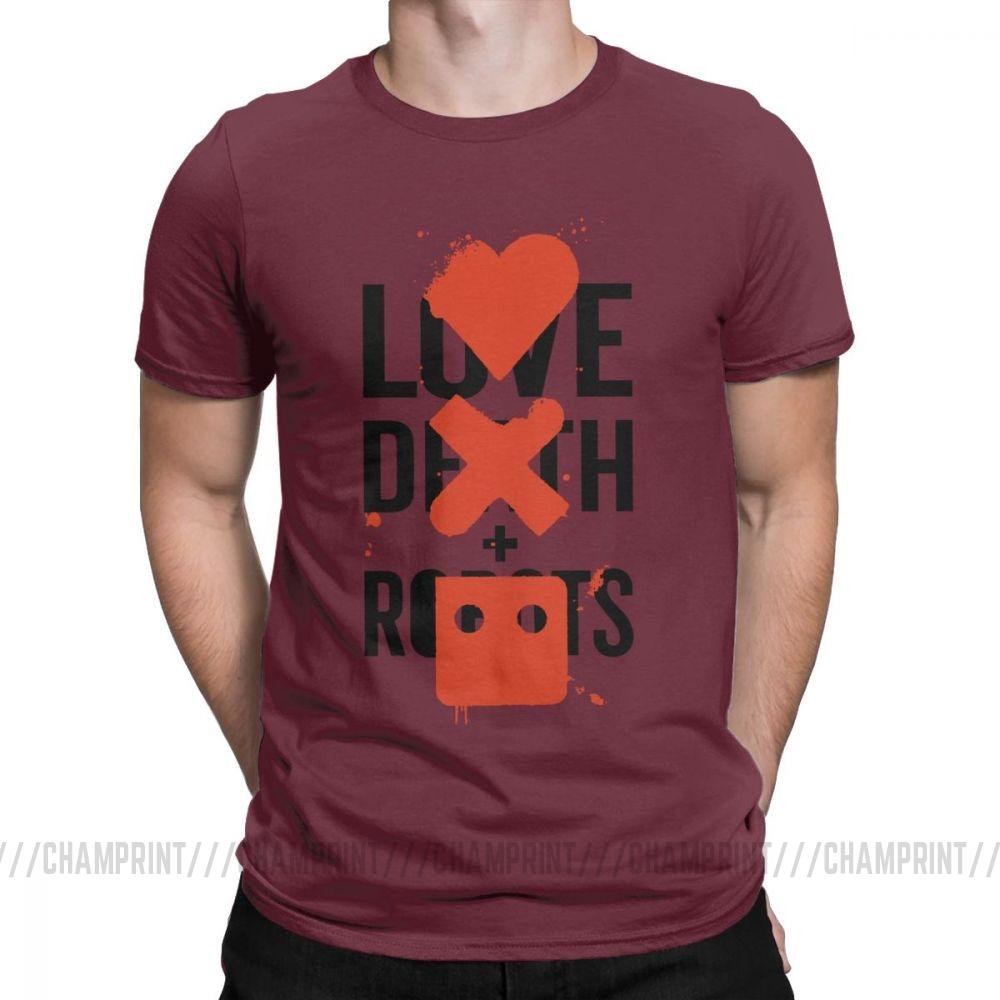 Cooles Love Death And Robots T-Shirt Großes Fan-T-Shirt Heavy Metal Sci-Fi
