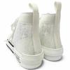 Excellent DIOR High Cut Sneakers B23 Oblique Pattern White Rubber Mens 43 Used