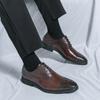Fashion Evening Dress Trendy  men Shoes Fashion designer style black versatile style Men's shoes for wedding parties and outdoor walks
