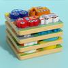 Cognitive 3D Animal Puzzles Toys 4-in-1 Shape Matching Game  Thinking Training