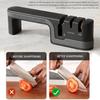 3-Stage Kitchen Knife Sharpener Quick-Sharpening Multi-Purpose Manual Whetstone for Chef's Knives Scissor Knife Sharpening