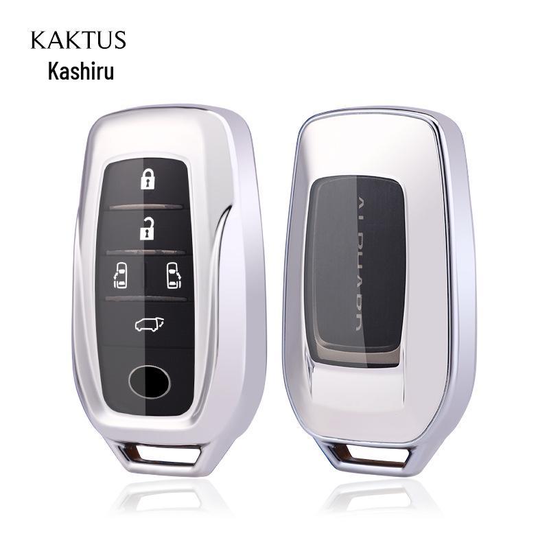 Toyota Car Key Case: Compatible with Alphard, RAV4, Land Cruiser, Prado (LM300H Set)