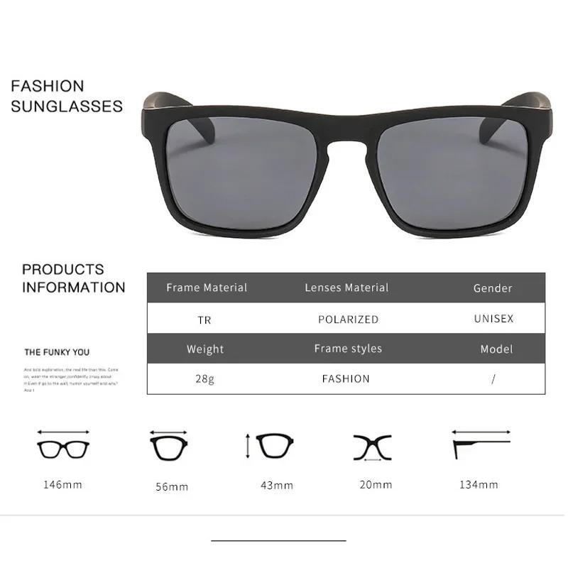 New Fashion Guy's Sun Glasses Polarized Sunglasses Men Classic Design Mirror Square Ladies Sun Glasses Women