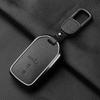Aluminum Alloy Goatskin Car Key Case Cover For Honda Crv Cr-V Fit Civic Accord Hr-V Hrv City Odyssey Xr-V Auto Keychain