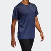 T Shirts Men's Tech Indigo Crew Neck Moderate Straight Fit FL4396