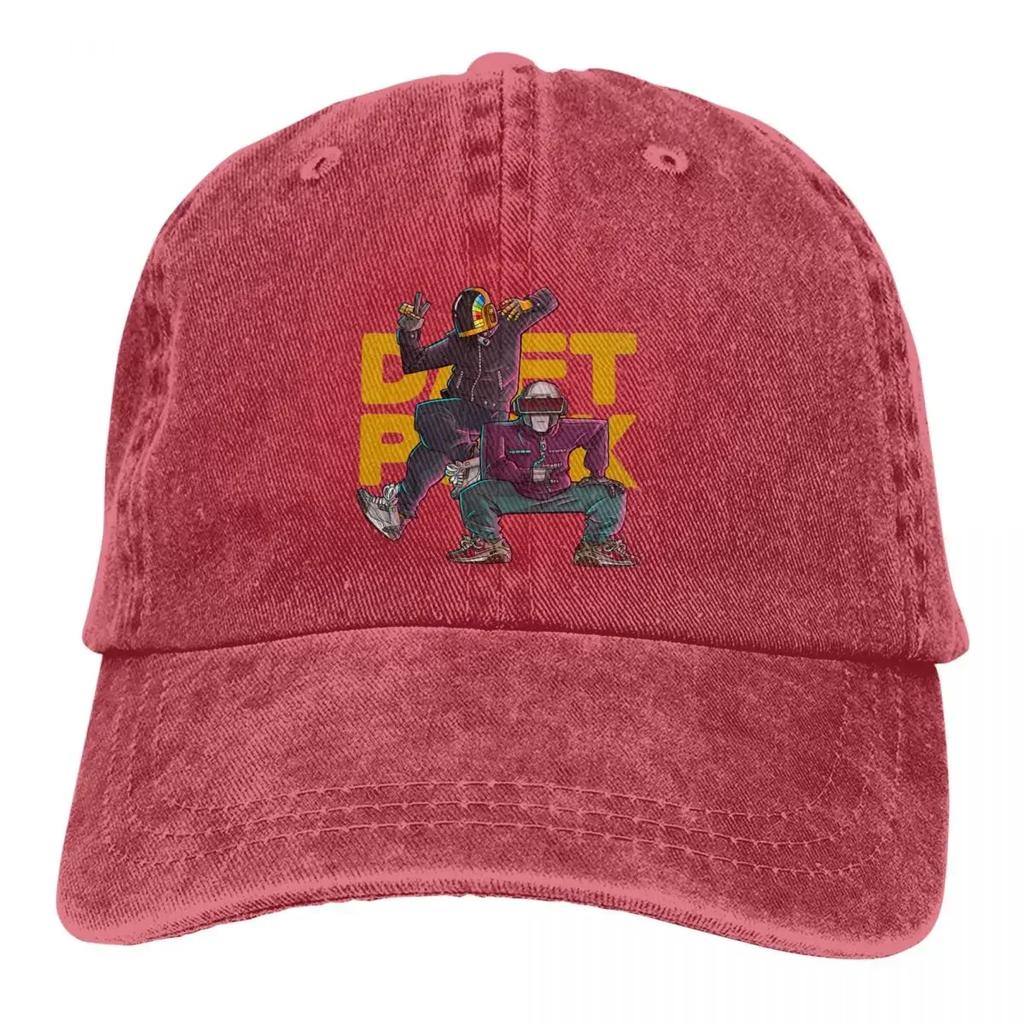 Tribute Czapka Baseballowa Essential Męska Kapelusze Kowbojskie Damskie Ochrona Daszkiem Snapback Daft Punk Zespół Muzyki Elektronicznej Czapki