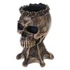 Alloy Skull-shape Resin Storage Jar Household Storage Porch Key Storage Cup