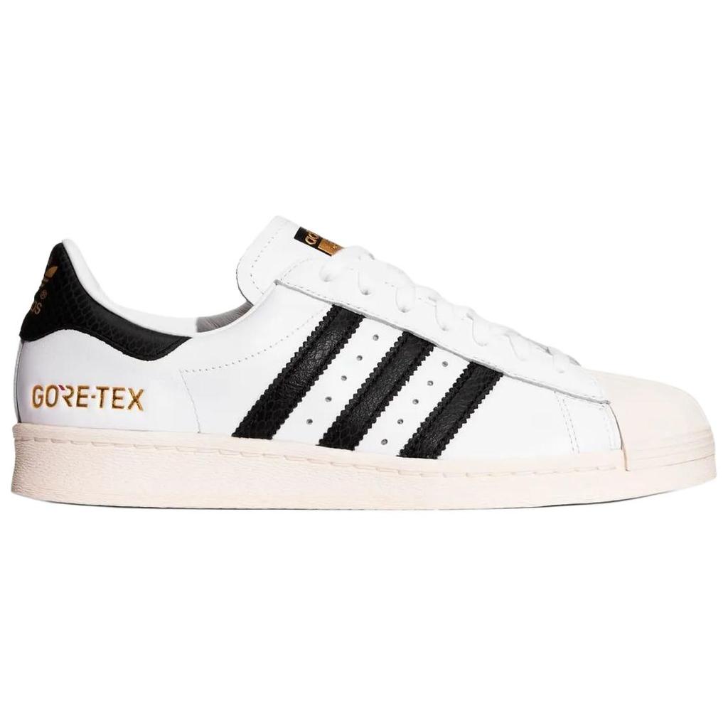 Atmos x adidas Superstar 82 GORE-TEX Weiß Schwarz Unisex Sneaker JR7446