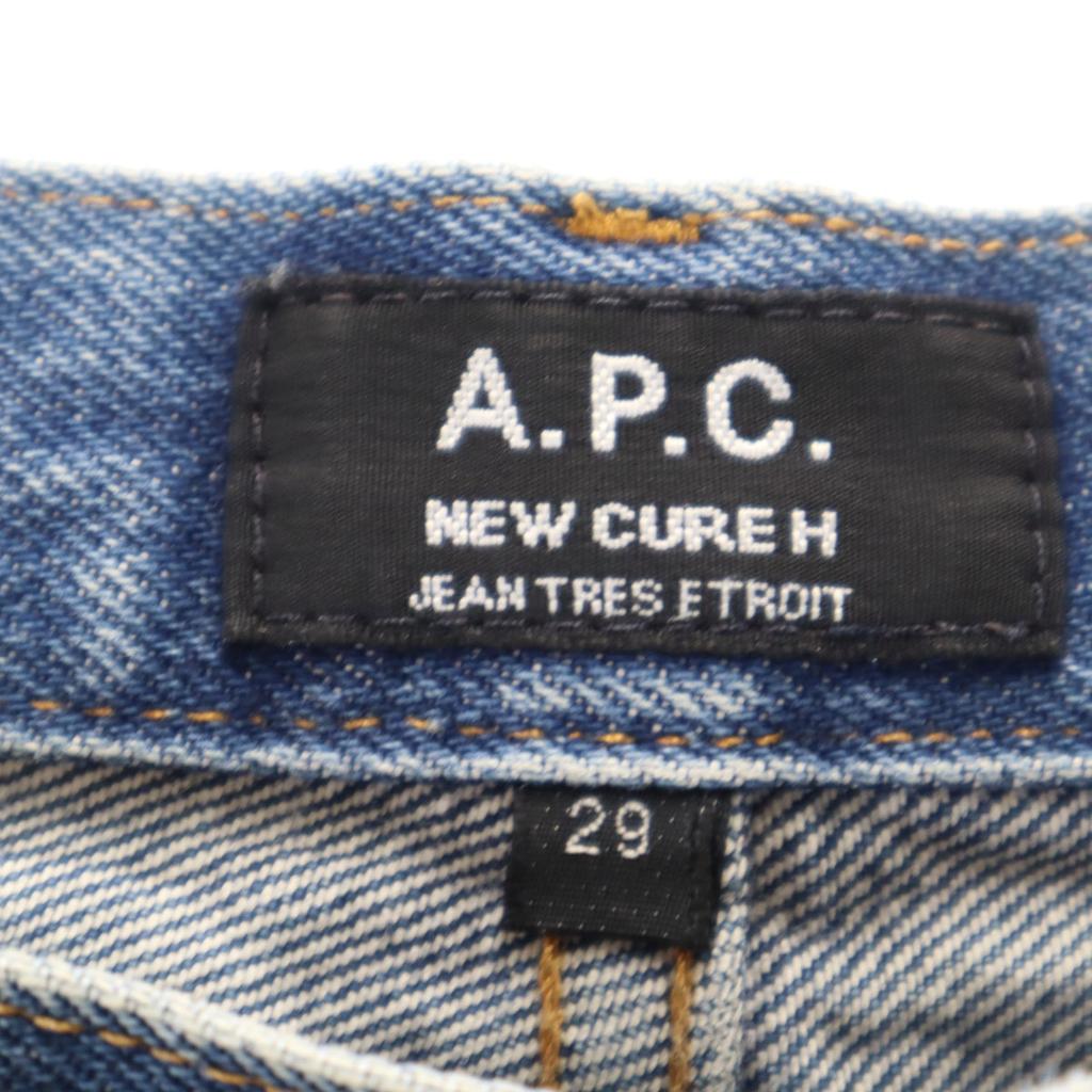 A.P.C. Denim Pants W29 NEW CURE H Jeans Button Fly Men's Used
