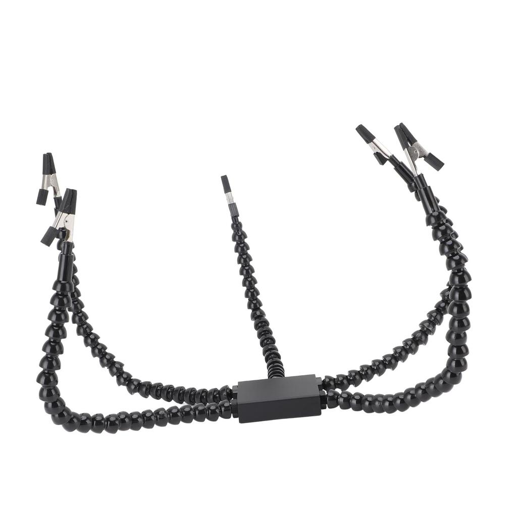 Helping Hands Soldering Station Anti Slip 360 Degree Rotating Clamps PCB Holder Flexible Arms for Circuit Board Jewelry