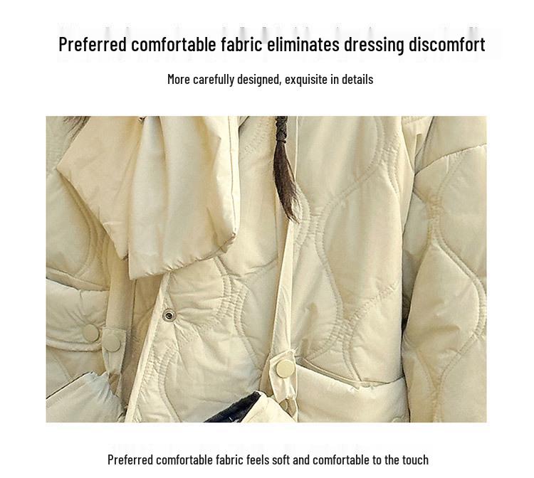 Reversible Quilted Cotton Coat for Girls - Fashionable & Thickened Winter Jacket