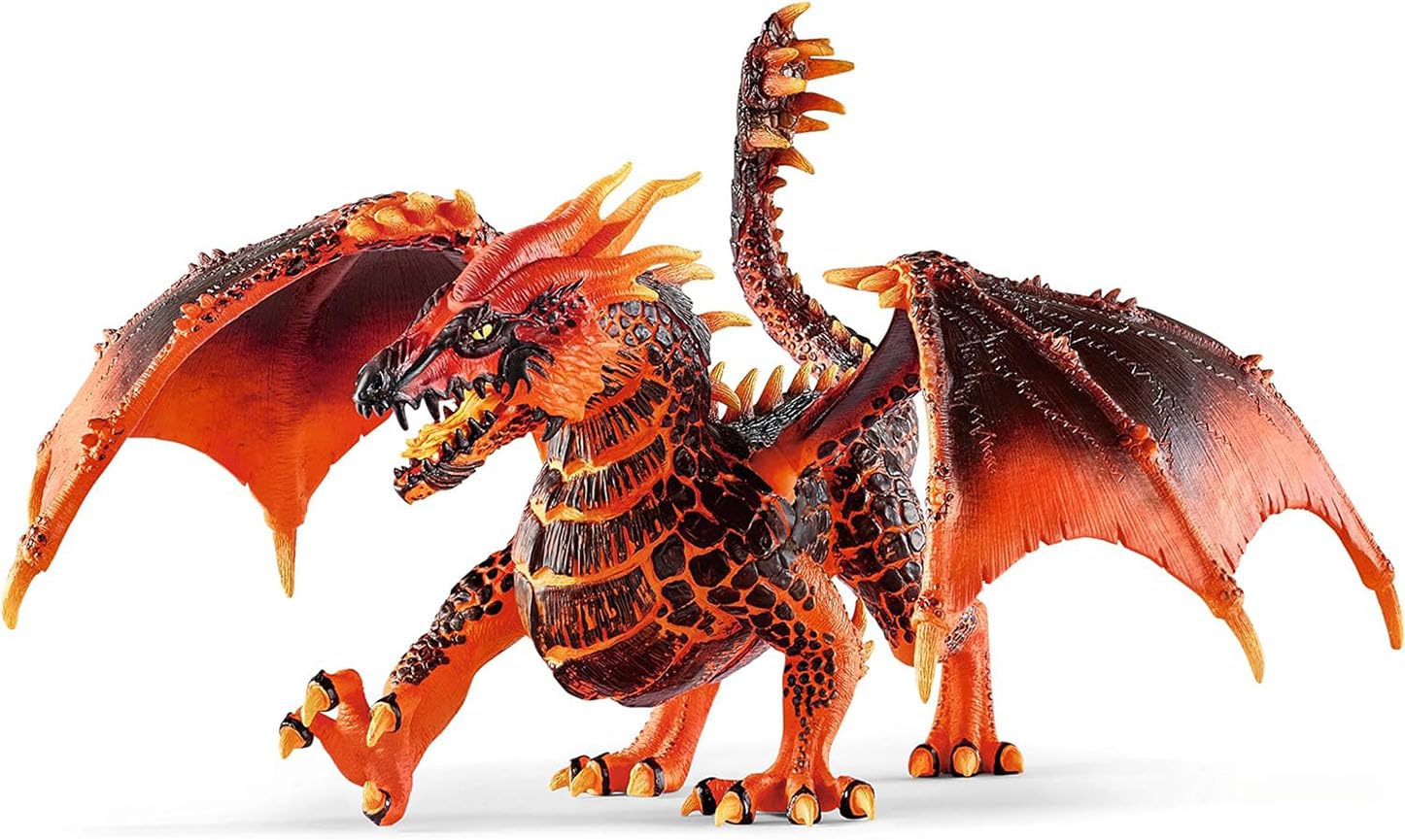 

Schleich El Dorado Lava Dragon Figure 70138 оранжевый