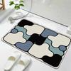 Bathroom Floor Mat, Diatom Mud Absorbent Cushion, Non-slip Mat, Toilet Door Entry Foot Mat, Toilet Quick-drying Mat