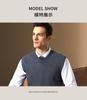 Cashmere & Sheep Wool Business and Leisure V-neck Vest