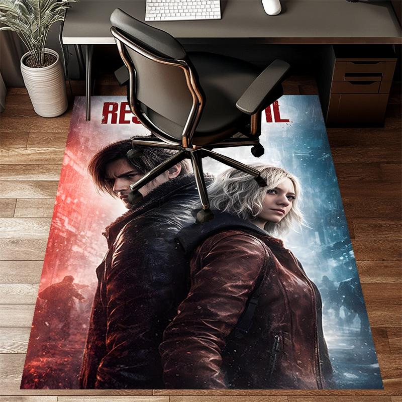 Resident Evil Printed Area Rug Carpet for Bedroom Living Room Home Decor Rugs Mat Non Slip Mat Rug for Bedside