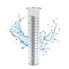 AEE2-2Pcs Plastic Rain Gauge Replacement Tube With 7 Inch Capacity Rain Water Gauge For Garden Yard Outdoor