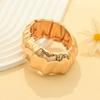 Hand jewelry exaggerated fashion irregular design feeling pleated personality bracelet ins cold wind bracelet