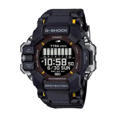 Casio Herreur G-SHOCK RANGEMAN - GPS, Pulsmåler, Bluetooth, Biomasseplast, Sort, Japansk Model GPR-H1000-1JR