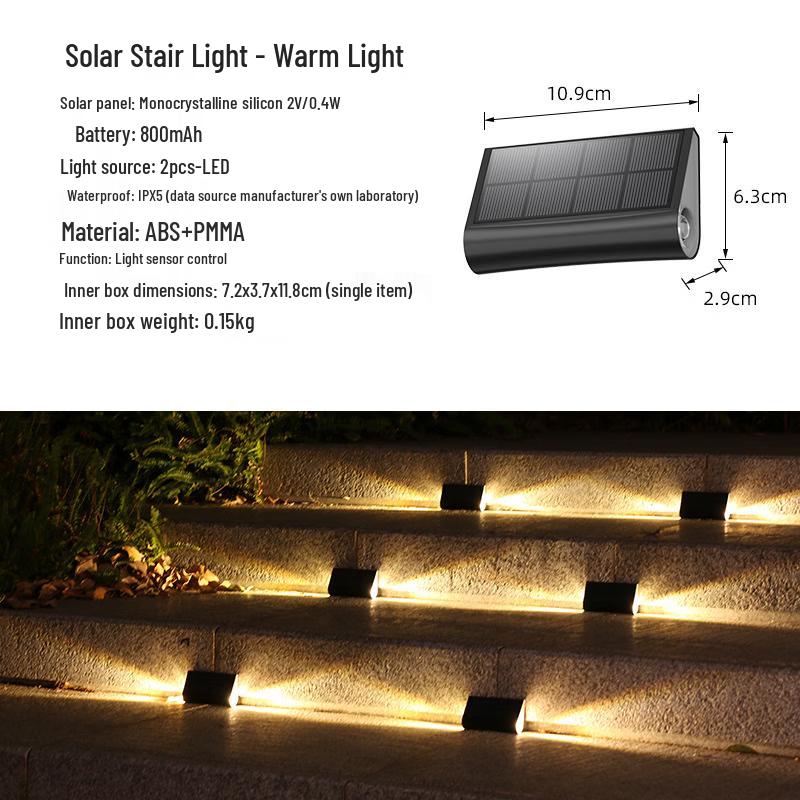 YH0409 Solar Powered Outdoor Stair Light