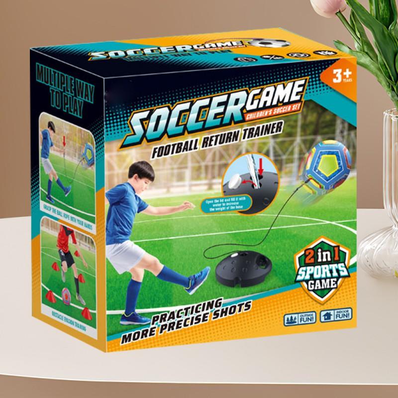 Inflatable Agility Ball With Weighted Base Cone Set Indoor Outdoor Soccer Training Kids 7-14 Years