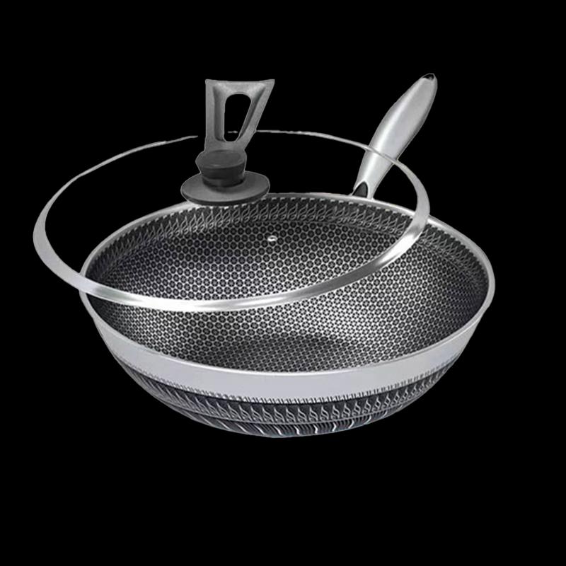 Shangheng 316L Stainless Steel Non-stick Stir-fry Pan