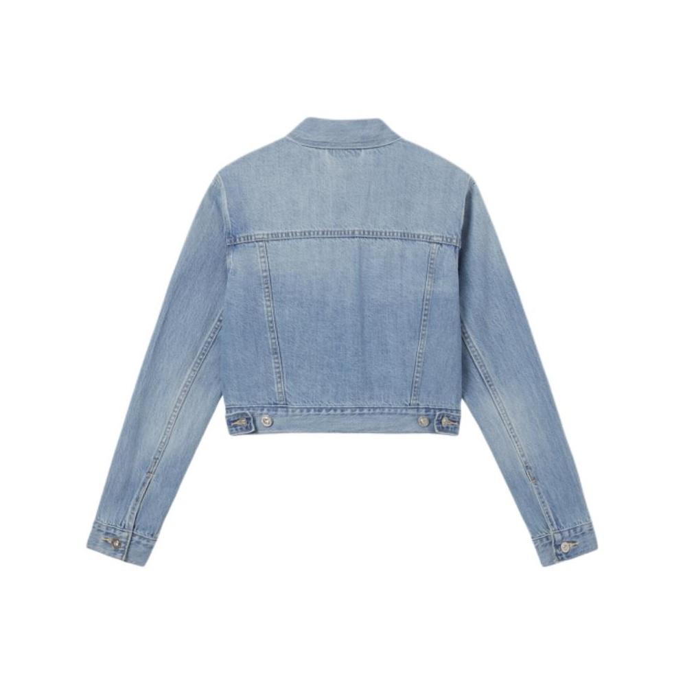 Levis Comfortable Simple Slim Fit Short Button Long Sleeve Denim Jacket Women Jackets 29945-0231