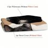 Cute pet kitten 3d Printed Bedding Set Cute Animal Style Duvet Cover set Soft Comfortable Home Polyester Luxury Quilt Cover Set