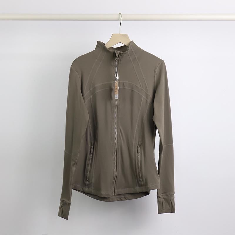 Women s Zippered Long Sleeve Sports Jacket for Running and Yoga Large