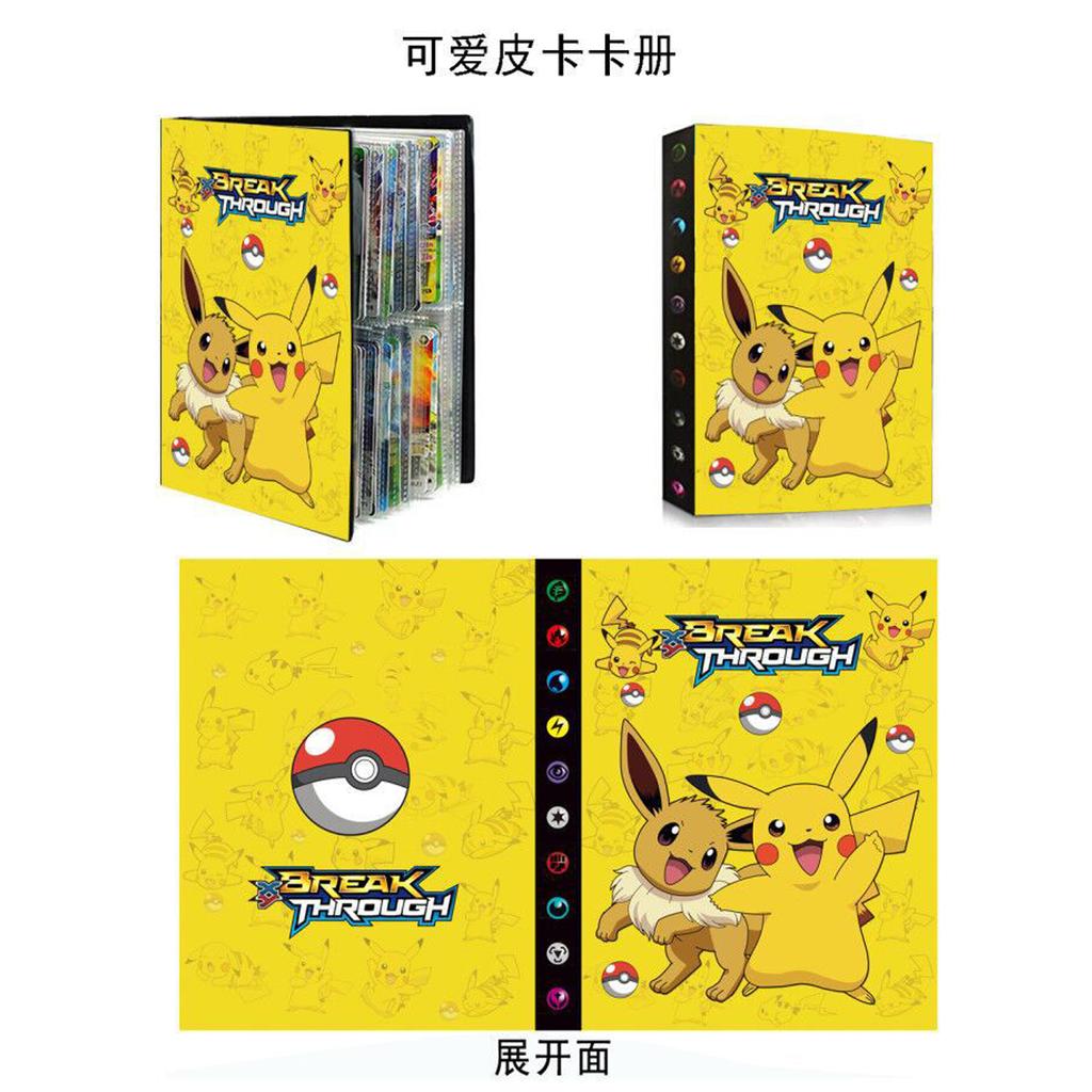 Pokémon Album, Binder 240, Sbírka karet Pokémon, Kreslená mapa, Dětské hračky