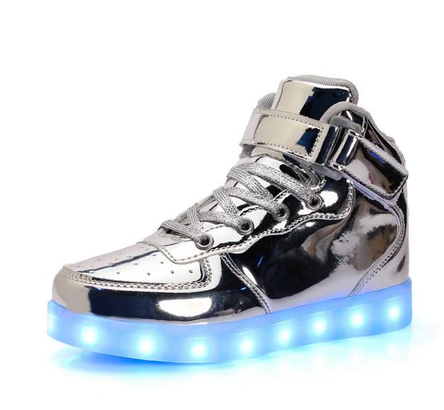 Größe 25-46 LED-Lichter Schuhe Leuchtende Sneaker für Kinder & Erwachsene Frauen Männer Tennis für Kinder Jungen Mädchen Leuchtende Hausschuhe Stiefel