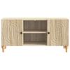 TV Cabinet in Sonoma Oak 102 x 34.5 x 50 cm Particleboard