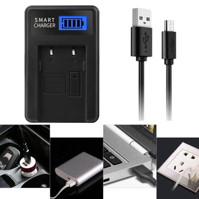 Caricabatterie per fotocamera USB NB2L sottile e leggero con schermo LCD per fotocamere Canon Elura 85 90 MV800 800i Easy Power