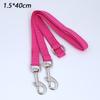 Laisse pour chien double coupleur double deux en un en nylon solide en forme de V réglable laisse pour chien de compagnie colorée deux voies 2 chiens laisse pour animal de compagnie