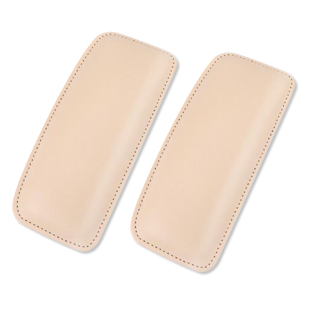 Genunchiere auto Pernă Picior Cot Braț Pernă din piele Accesoriu universal pentru automobile Bej 1 pereche