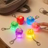 Cute Glowing Cat Paw Keychain Press Activated Light 6 Vibrant Colors Creative Pendant for Backpack Valentine's Day Small Gift