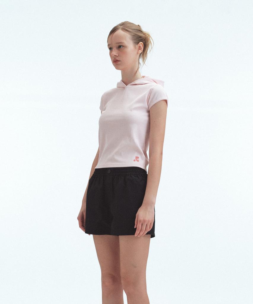 REST&RECREATION Cap Sleeve Hoodie - Pink