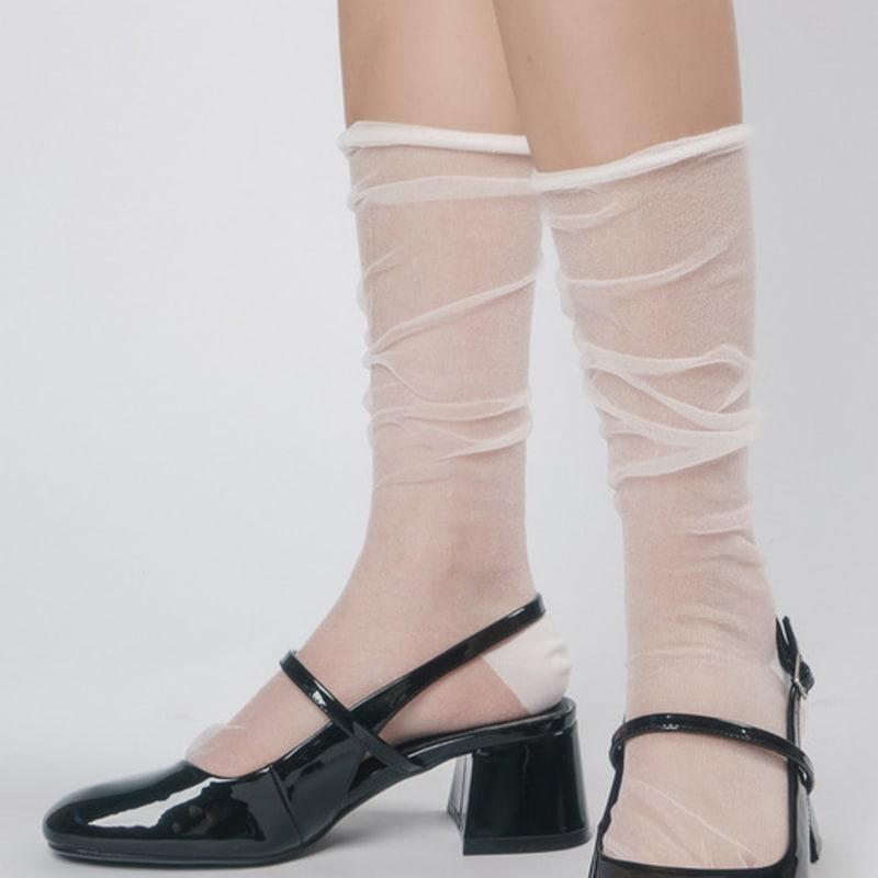 Meminn Shiny Knee Socks 4colors