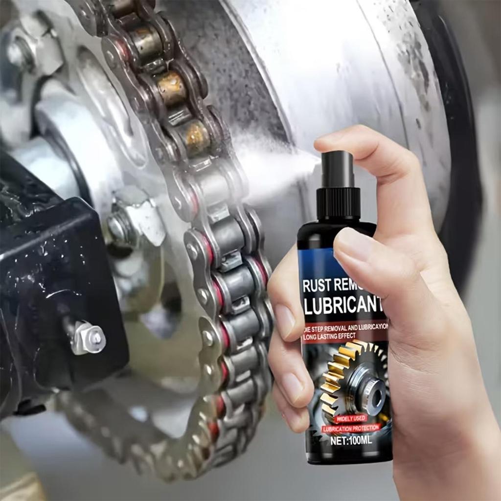 Rust Remover Restore Shine Lubrication 100ml Vehicles Metal Rust Remover for Equipment Maintenance Hinges Chassis Bolts Bicycle