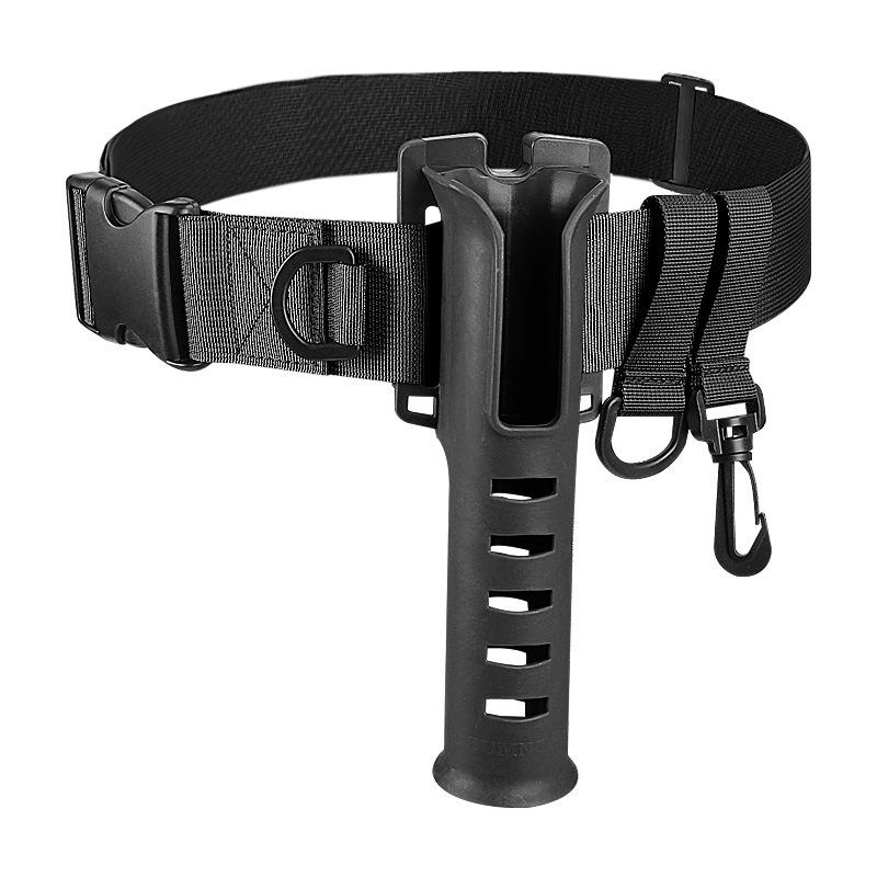 Portable Rod Holder Fishing Gear Accessory with Adjustable Waist Fishing Rod Insertion Device Fishing Accessories Tool