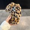Leopard Print Rabbit Ears for Apple 17Promax Mobile Phone Case iPhone16 Plush 15 Cute 14/13/12 Female