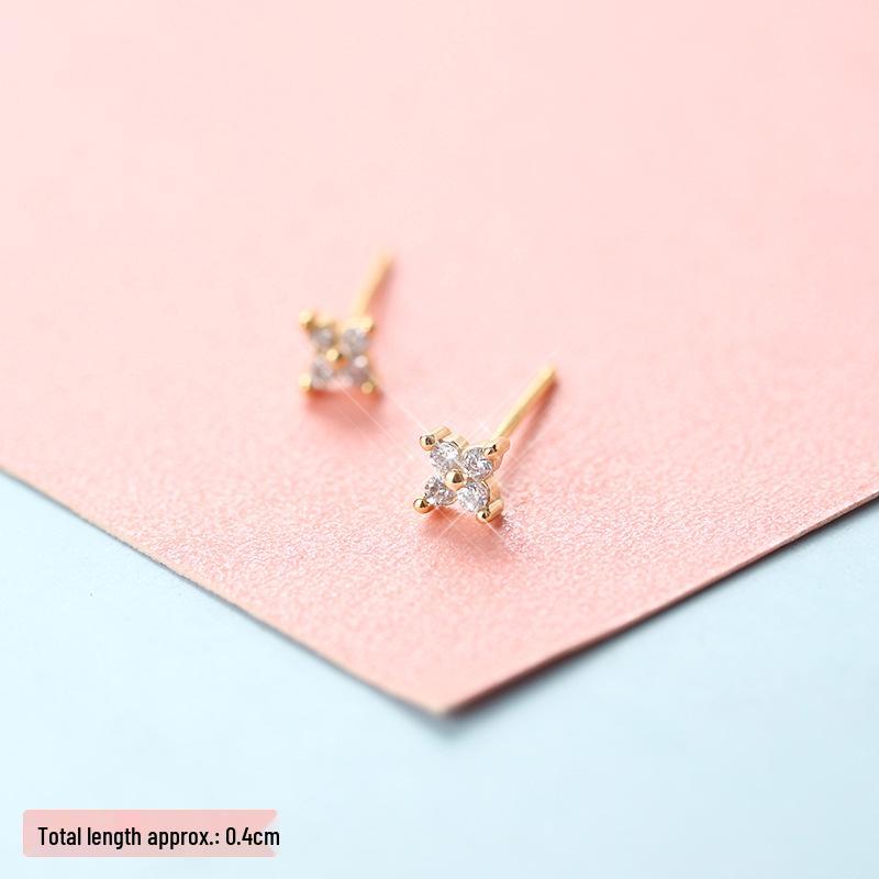 Women's Gold & Silver Earrings: Simple Ear Studs & Celeb-Inspired Dongdaemun Style